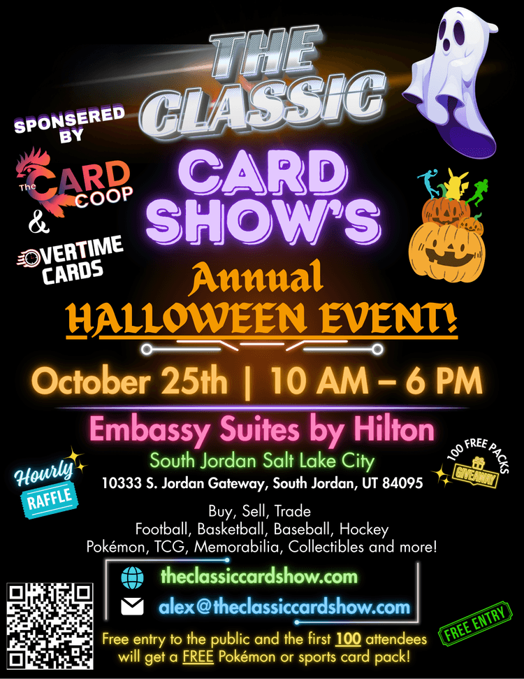 The Classic Card Show - Annual HALLOWEEN EVENT! Event Flyer