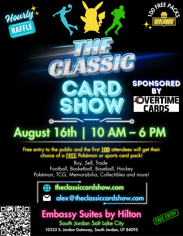 The Classic Card Show Event Flyer